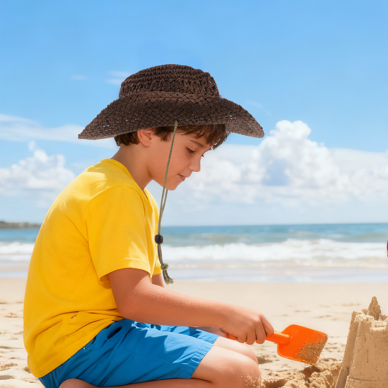 Kids Straw Cowboy Hat Western  - Cowboy Hat Straw ulasan dan harga