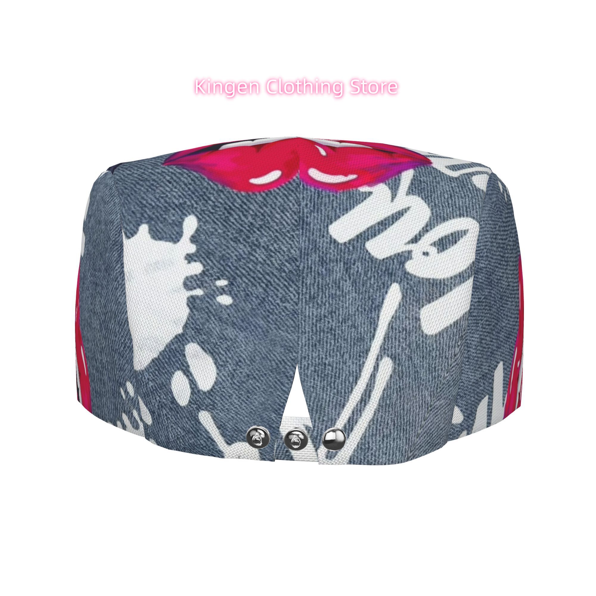 1pc Red Lips on All-over Print - Newsboy Cap Ivy ulasan dan harga