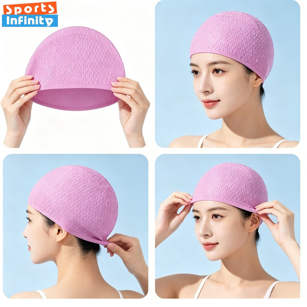Adult Silicone Swim Cap for Wo - Swim Hat Silicone ulasan dan harga