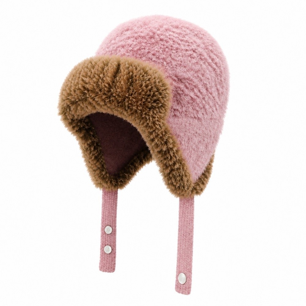 Unisex Polyester Fleece Lined  - Trapper Hat Ear Flap ulasan dan harga