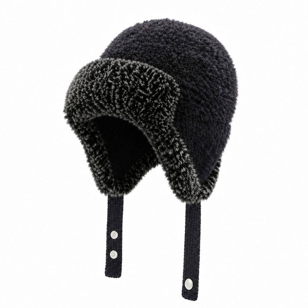 Unisex Polyester Fleece Lined  - Trapper Hat Ear Flap ulasan dan harga
