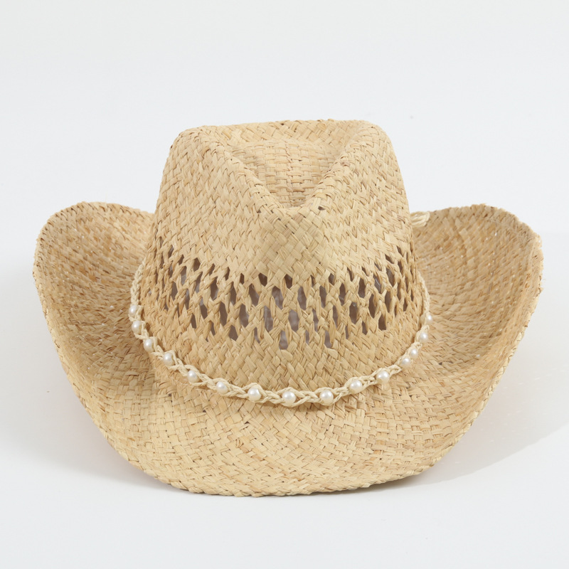 Unisex New Cowboy Straw Hat Ho - Cowboy Hat Straw ulasan dan harga